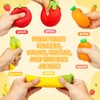 3 Pcs Fruit Squishy Pack - Includes (Strawberry Banana and