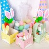 Whaline Whaline 24pcs Easter Treat Boxes Happy Easter Gift Box