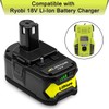 2Pack 6.0Ah P108 Battery Compatible with Ryobi 18 Volt Lithium