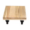 Vestil HDOS-1624-12 Hardwood Solid Deck Dolly 24 In. x 16