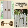 Otoolling 2 Pieces 2.75 Inch Brass Hook and Eye Latch
