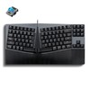 Perixx PERIBOARD-335BL Wired Ergonomic Mechanical Compact Keyboard - Low-Profile Blue