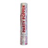 Confetti Cannon 28cm Silver Foil Shapes, Compressed Air Popper Cannon