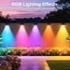 KIALUSH Outdoor Deck Lights, 24 Lights Smart Fence Lights Compatible
