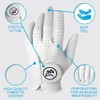 TGW Men's Tour Cabretta Golf Glove Regular White X-Large Left