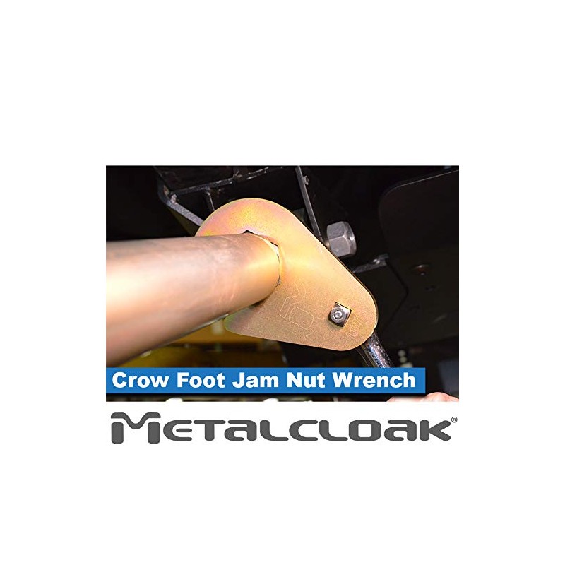 Metalcloak Crow's Foot 1 7/8" Duroflex Jam Nut Wrench, Designed