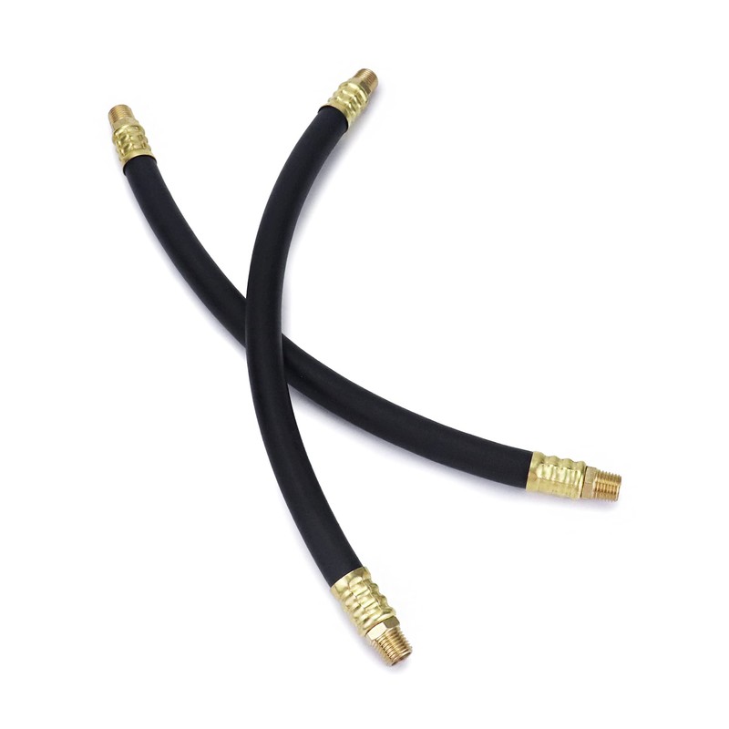 QWORK Air Compressor Hose, 3/8" X 15" Air Hose, 300
