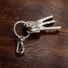 MAGATI Carabiner Key Ring with Rotating Key Ring - Compact