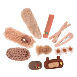 BIUDECO Cute Hairpin Set for Women 10 Pieces Mini Hair Clips Fashion Bow Hair Clips for Girls