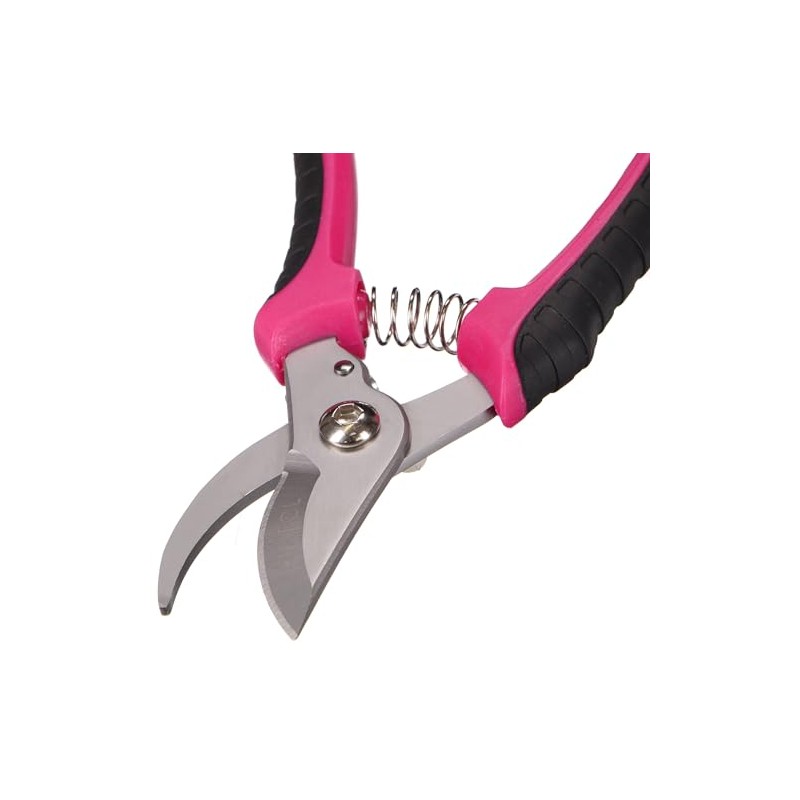 SIXTOL Garden Pink One Stainless Steel Garden Shears Ergonomic 20