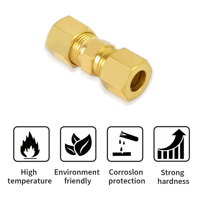 MuHize High Pressure Compression Fitting Kit - 3/16 Inch Tube