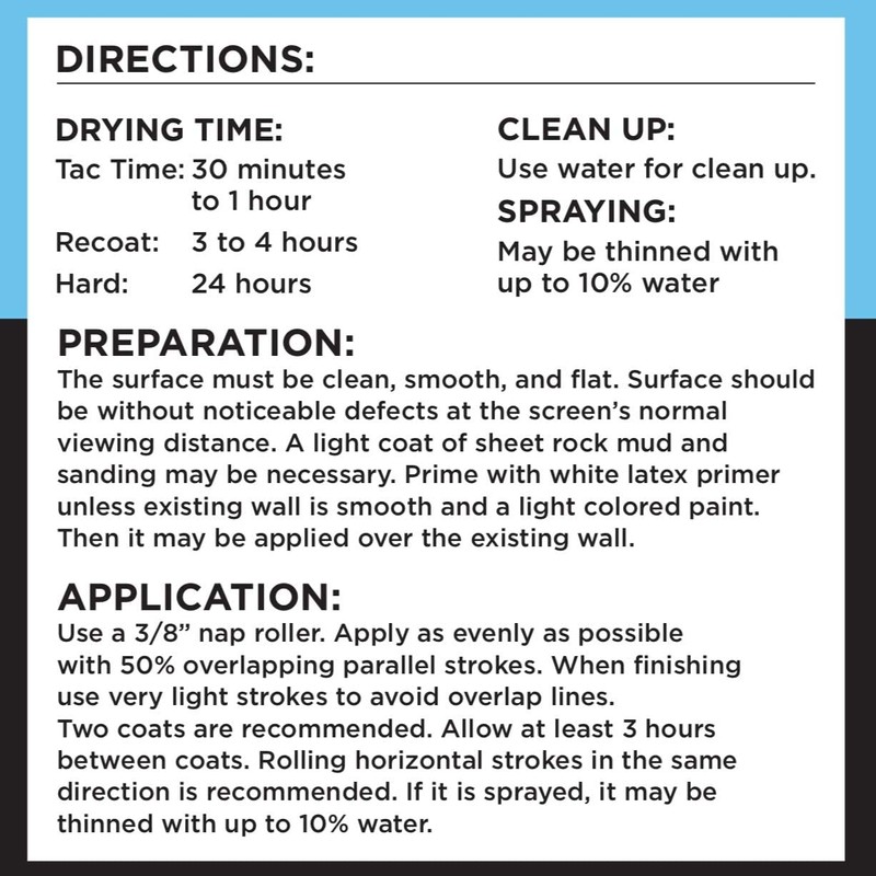 Ultra HD Premium Screen Paint (Gallon)