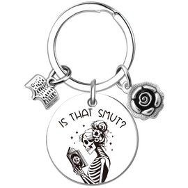 Book Lovers Gifts for Women Book Keychain Funny Book Gifts for Readers Book Lovers Women Smutty Book Lovers Gifts Bookish Keychain Bookworm Gifts Book Themed Gifts Book Accessories Book Club Gifts