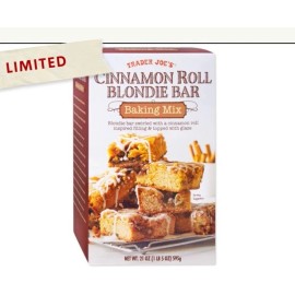 Trader Joe's 2 PACKS Trader Joe's CINNAMON ROLL BLONDIE BAR Baking Mix 21 oz Each Pack