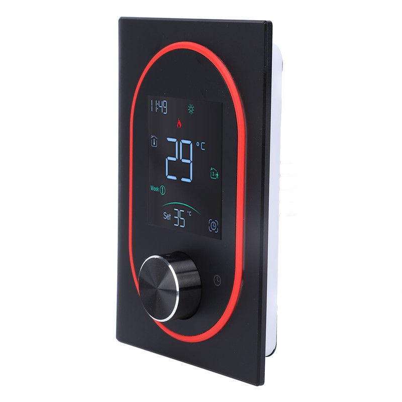 Smart Color Thermostat APP Programmable Touchscreen Knob Control Smart Temperature
