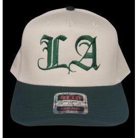 Otto LOS ANGELES  2 TONE  SNAPBACK BASEBALL Otto CAP Drk Green Tan BLEND LA BASEBALL