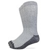 Carolina Ultimate Non Binding Cotton Work/Casual Crew 3 Pair, Grey,