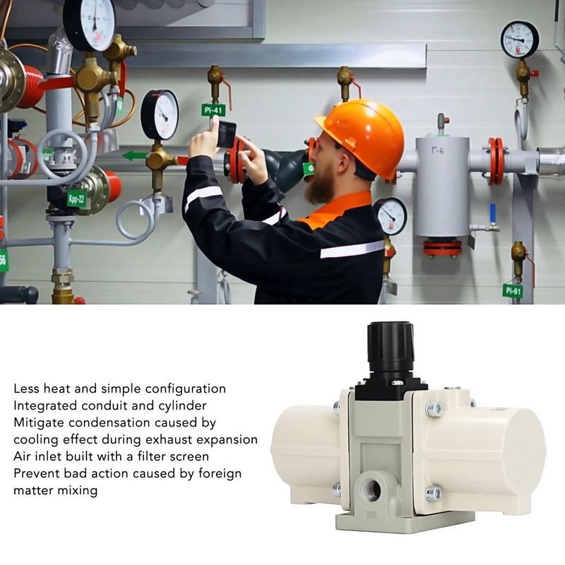 Taddien Gas Booster Pump, Pneumatic Valve Air Compressor Cylinder Air