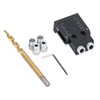 39Pcs Pocket Hole Jig 15 Degree Woodworking Guide Oblique Drill