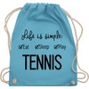 Shirtracer - Gym Bag Backpack - Tennis Player Gift -