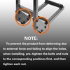 10L0L Universal Golf Cart Rear Safety Grab Bar Compatible with