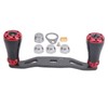 85MM Fishing Reel Handle Grip Carbon Metal Baitcasting Reel Left