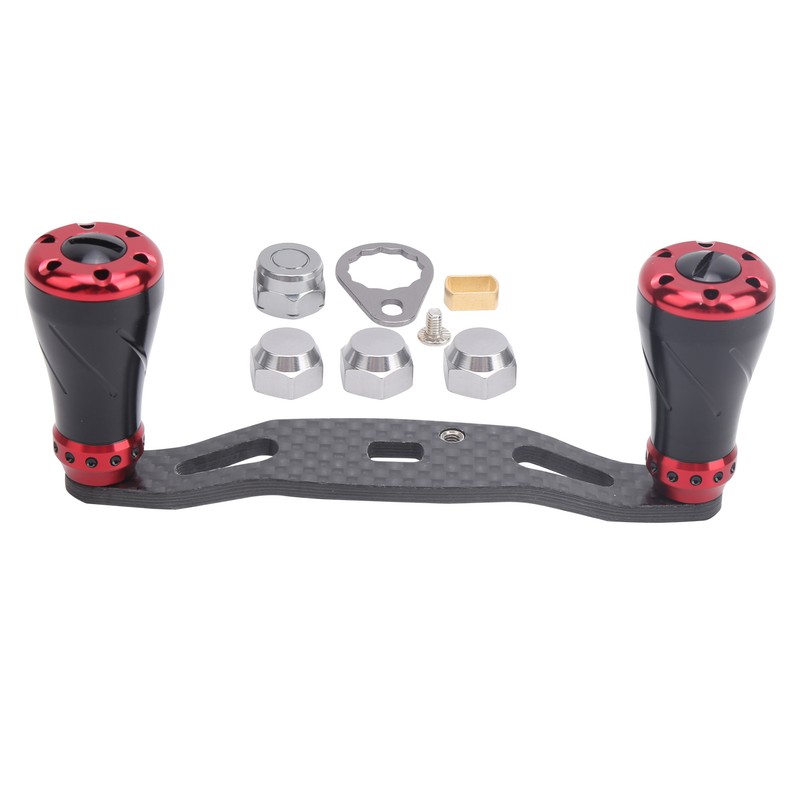85MM Fishing Reel Handle Grip Carbon Metal Baitcasting Reel Left