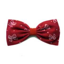 Lolita Inspired Hair Bow Collection-lace-glitter (Watermelon/Red-Glitter, Alligator Clip)