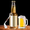 Golf Club Bottle Opener,Material Zinc Alloy,Solid Wood Grip,Novelty Gifts For