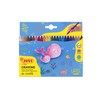 Jovi – Hexagonal Plastic Case Of 24 Wax Crayons Assorted
