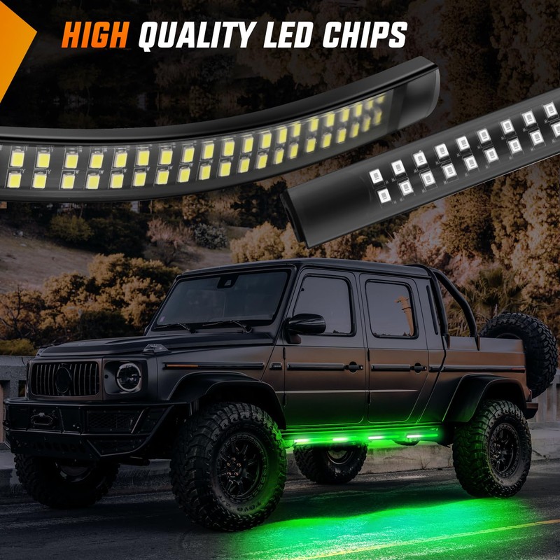 Nilight 2PCS 70 Inch Emergency Strobe Light Strip 1125 LED