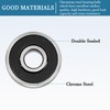 QUARKZMAN 626-2RS 6x19x6mm Ball Bearing x 4pcs. Carbon Steel for