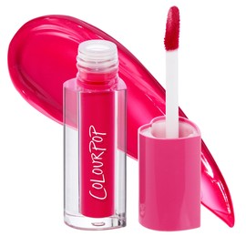 ColourPop ColourPop HydraPop Glossy Lip Stain - 2-in-1 Hydrating Gloss-to-Tint Lip Color - Infused with Antioxidant-Rich Guava, Lychee & Squalane - A Little Dramatic (0.11 Fl Oz)