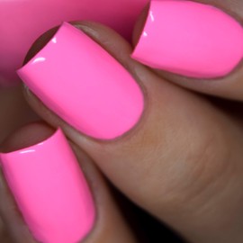 KBShimmer Pink Or Swim Nail Polish- 0.5 oz Full Sized Bottle