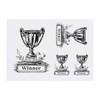4 x 'Winner Trophy' Temporary Tattoos - Water Resistant, Skin-Safe,
