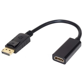 XINXINGDINGSHENG 4K DP to HDMI Adapter 4K High Resolution DP to HDMI Converter, DP Male to Hdmi Female Adapter Cable Compatible with Laptop Desktop HDTV Monitor Projector