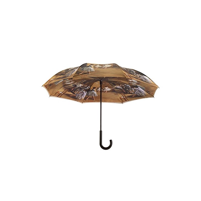 Galleria Reverse Close Stick Umbrella Ballerinas-Art on both sides
