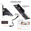 NFHK-Adapter PCI-Express 4.0 PCIE 1x auf Oculink SFF-8612 SFF-8611-Hostkarte für