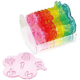 アーネスト(Arnest) キャラ弁 (グッズ) 文字 (のり/ハム/チーズ) かんたん型抜き (たのしメール) 大手飲食店愛用ブランド A-75606