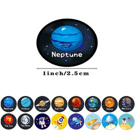 1000PCS Solar System Planet Stickers for Kids Realistic Planet Outer Space Stickers Planet Party Decoration Teacher Reward Encouragement Motivational Sticker for Solar System Party Educational