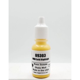 Reaper Miniatures NMM GOLD HIGHLIGHT Reaper Miniatures Master Series Paints REM09303 (0.5 oz)