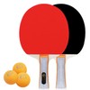 Mritrit Portable Table Tennis Bat Ball Set with 2 Ping