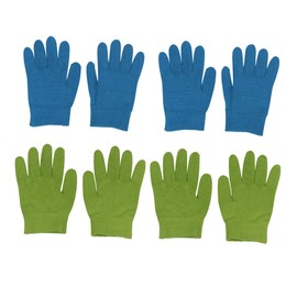 Baluue 4pairs Moisturizing Gel Gloves for Hand Care Spa Gloves for Soft Skin Hand Moisturization