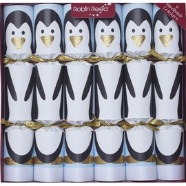 Racing Tuxedo Penguin Christmas Favors -- Set of 6 Racing Game Favors with Wind-up Toy Enclosed