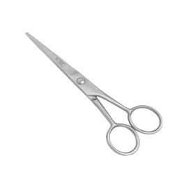 Masako Hair Scissors, Beard Scissors with One-Sided Micro Teeth Made of Stainless Steel, 13 cm