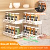 Pull Out Spice Rack Organizer for Cabinet, 3 Packs Slide