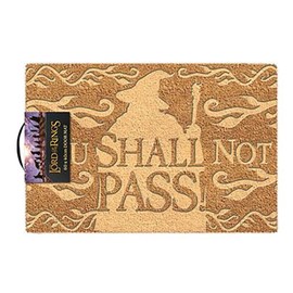 Pyramid Lord Of The Rings You Shall Not Pass Embossed Doormat