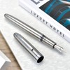 Asvine J16 Solid Titanium Fountain Pen Medium Jowo Nib Piston