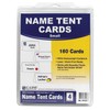 C-Line Small Name Tent Cards, White, Scored, 2 x 3.5-Inches
