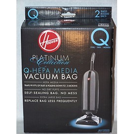 (Ship from USA) Hoover Genuine Platinum Collection Type Q Hepa Vacuum Bags AH10000 2 pack /ITEM#H3NG UE-EW23D278748
